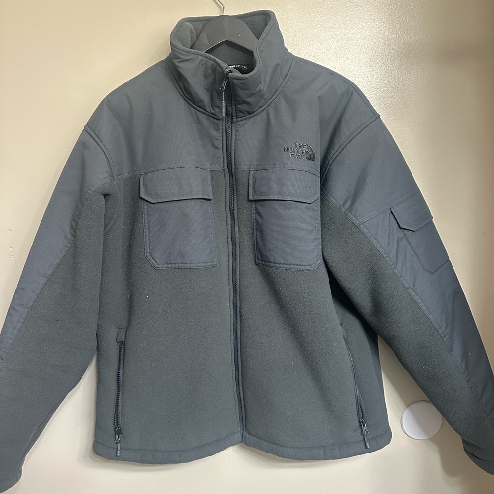 The North Face Men's SALINAS Jacket Zip Fleece Coat EUC